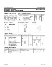 Datasheet BUK474-200A производства Philips